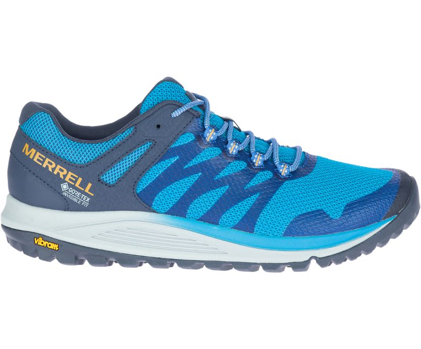 Buty Merrell Nova 2 GORE-TEX® - Buty do Biegania Męskie Merrell - Niebieskie/Kolorowe [HXPUV-2904]